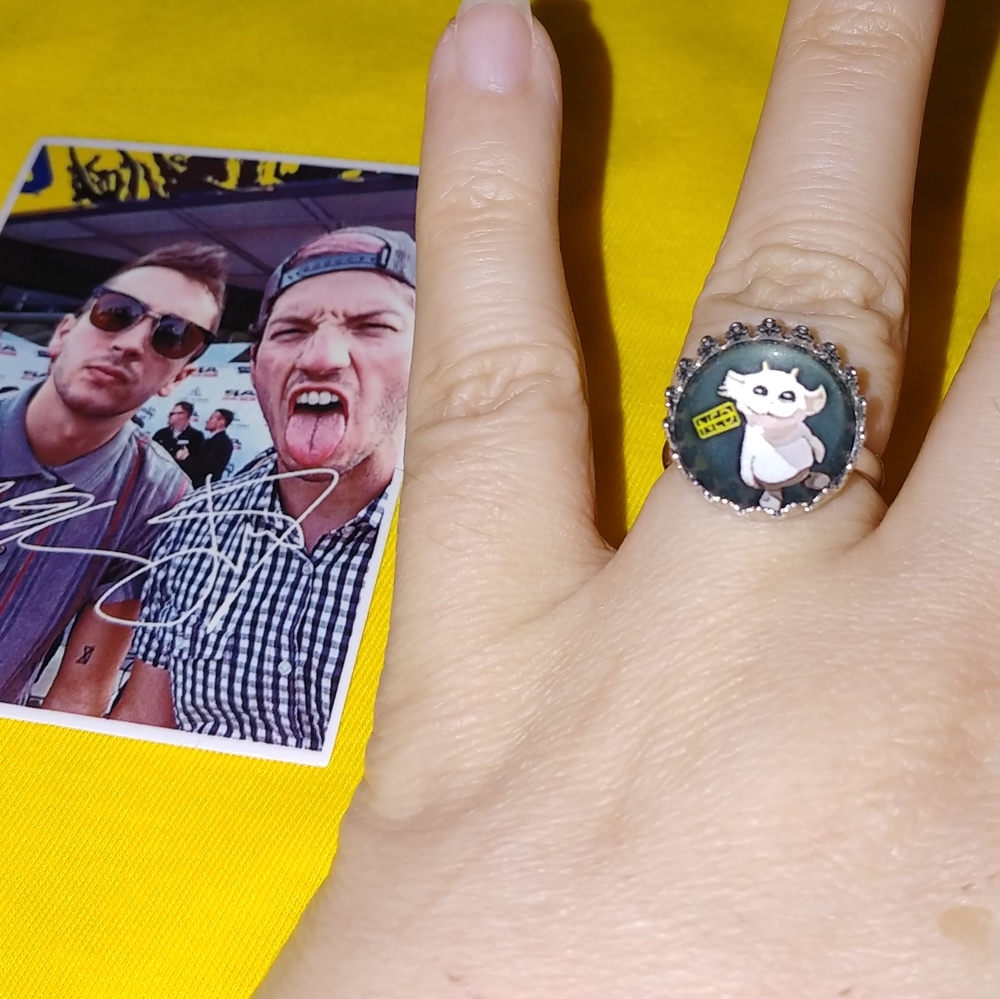 Twenty One 21 Pilots Ned Chlorine Adjustable Ring - Picture 2 of 4